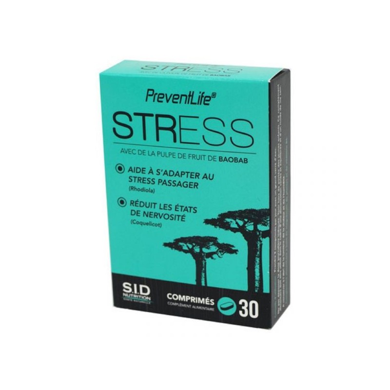 Stress - PreventLife - S.I.D. Nutrition - 30 Comprimés