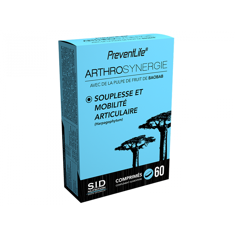 ArthroSynergie - PreventLife - S.I.D. Nutrition - 60 Comprimés