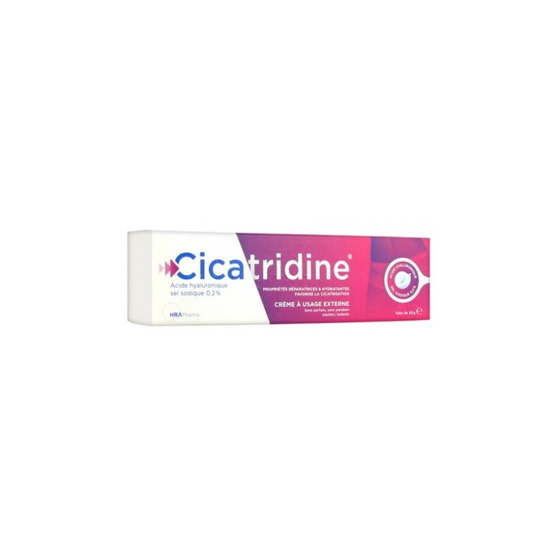 Repairing & Moisturising Cream - Hyaluronic Acid - Cicatridine - 30g