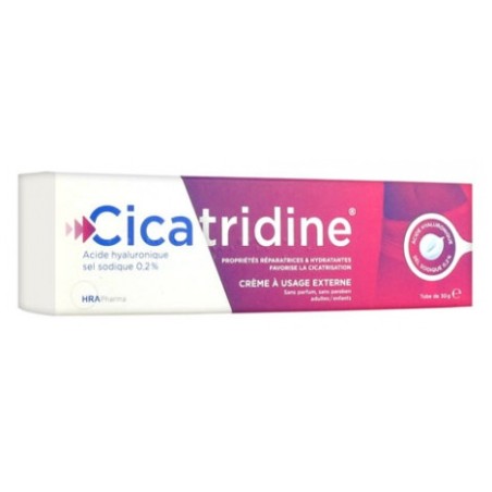 Repairing & Moisturising Cream - Hyaluronic Acid - Cicatridine - 30g