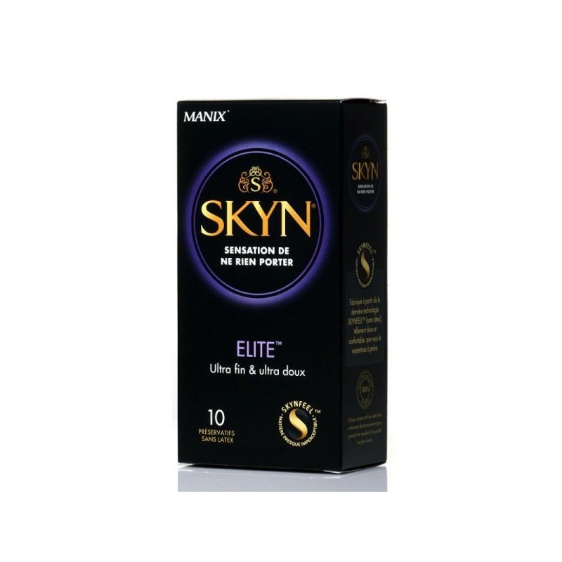 Elite - Ultra Fine and Ultra Soft - Skyn Condoms - Manix - Box of 10