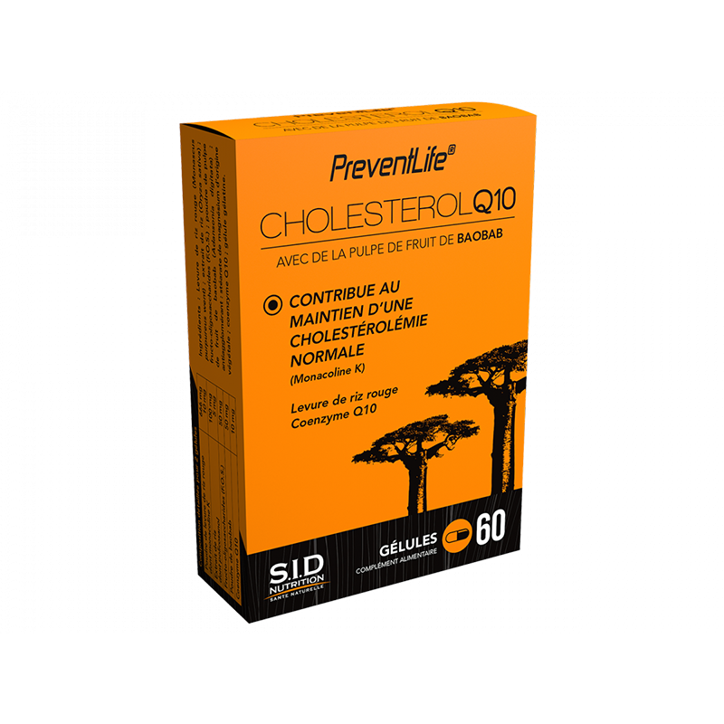 Cholestérol - PreventLife - S.I.D. Nutrition - 60 Gélules