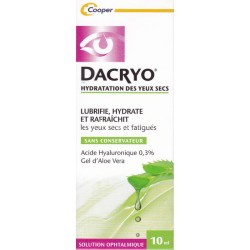 Hydratation des Yeux Secs - Lubrifie, Hydrate et Rafraîchit - Dacryo - 10ml