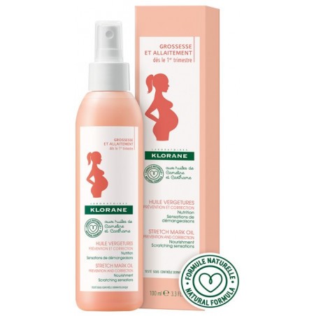 Huile Vergetures - Prévention et Correction - Klorane - 100ml