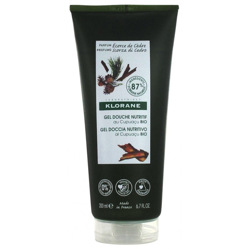 Nourishing Shower Gel - Cedar Bark - Klorane - 200ml