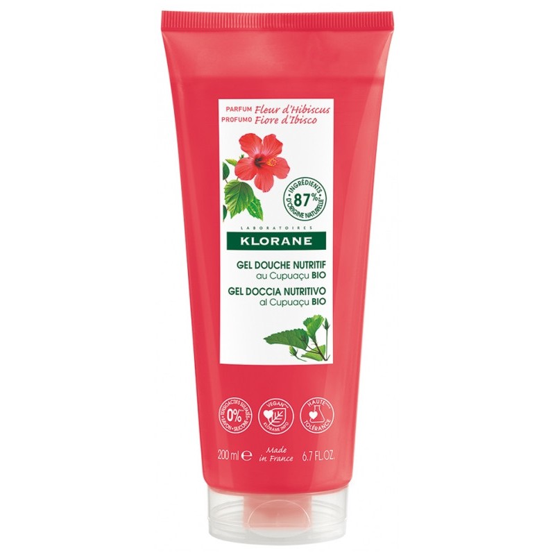 Gel Douche Nutritif - Fleur d'Hibiscus - Klorane - 200ml