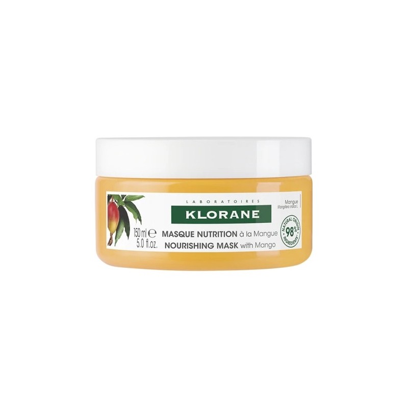 Masque Beurre de Mangue - Cheveux Secs - Klorane - 150 ml