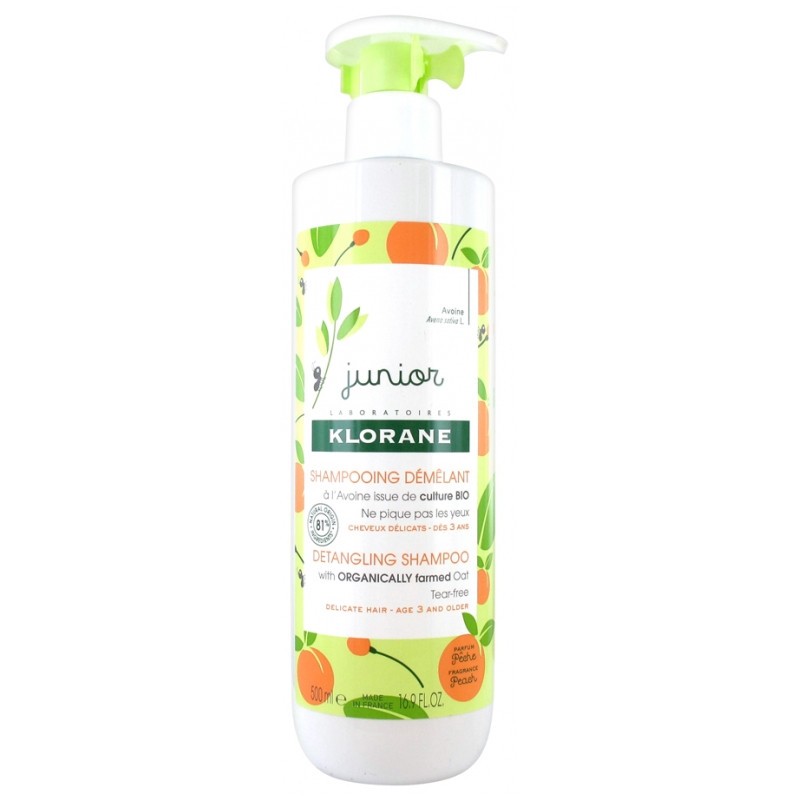 Detangling Shampoo - Peach Scent - Klorane Junior - 500ml