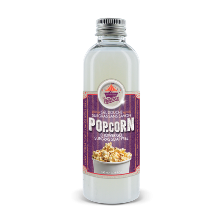 Gel Douche Surgras Sans Savon - Popcorn - Les Petits Bains de Provence - 100ml
