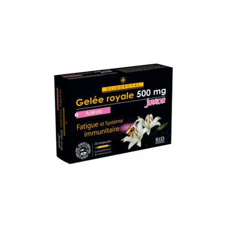 Royal Jelly - 500mg - Junior - Oligoroyal - S.I.D. Nutrition - 20 Ampoules of 10ml