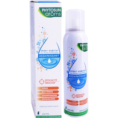 Habitat Sanitizing Spray With Essential Oils 200ml, Phytosun aroms
