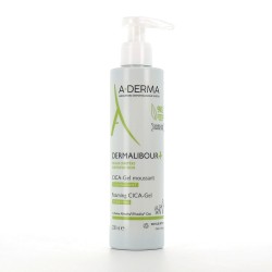 Dermalibour + Cica-Gel moussant, Assainissant - Flacon de 200ml - A-Derma