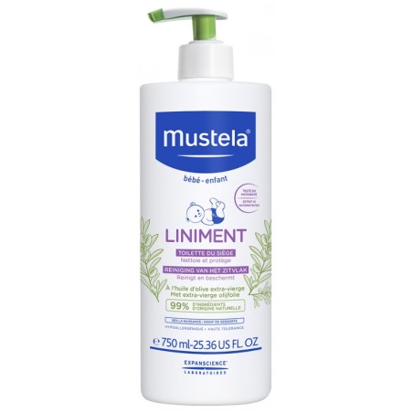 Liniment - Toilette du Siège - Nettoie et Protège - Mustela - 750ml