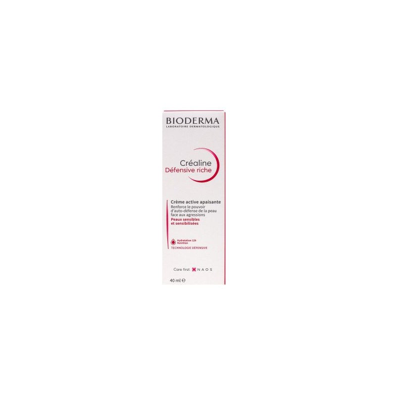 Active Soothing Cream - Créaline Défensive Riche - Sensitive and Sensitized Skin - Bioderma - 40ml