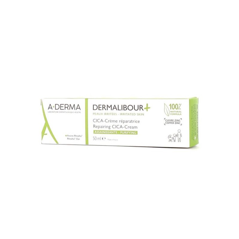 CICA-Reparative Cream - Dermalibour + - Irritated Skin - A-Derma - 50ml