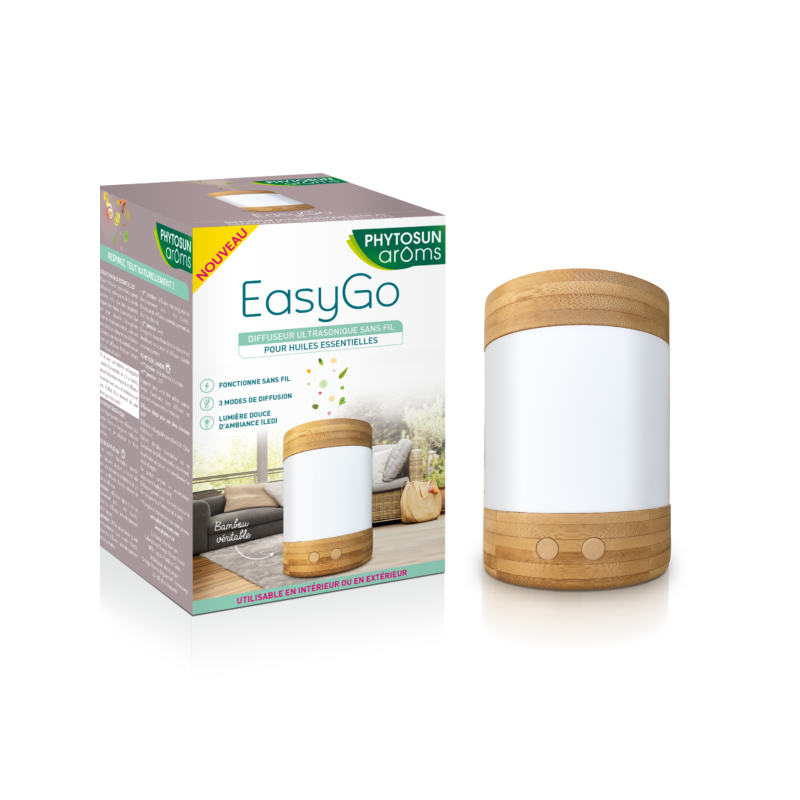 Diffuseur EsayGo Ultrasonique sans Fil - Huiles Essentielles - Phytosun Arôms