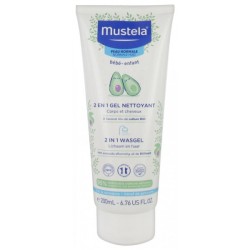 Gel Nettoyant 2 En 1 - Cheveux Et Corps - Mustela - 200 ml