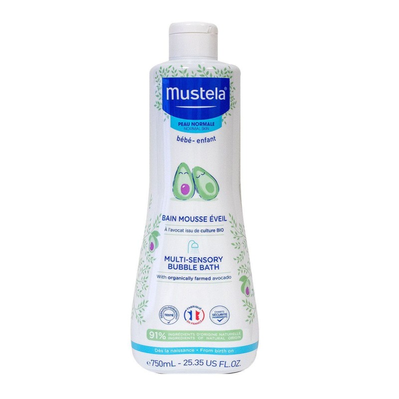 Bain Mousse Eveil - Peau Normale - Mustela - 750 ml