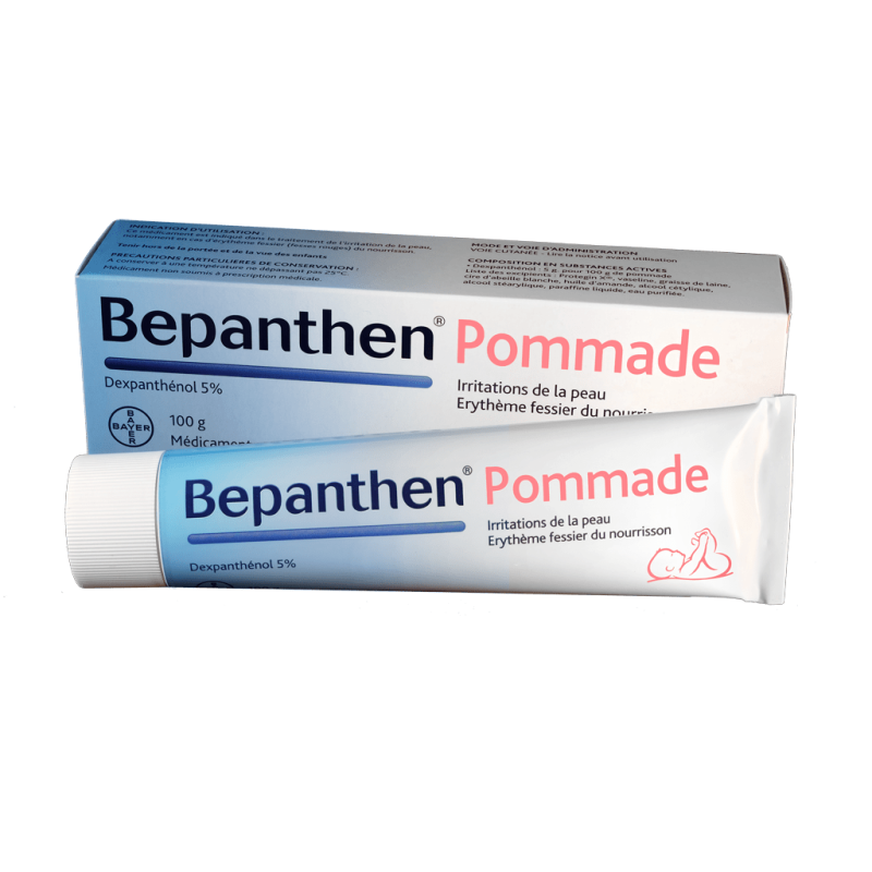Pommade Bépanthen - Irritations de la Peau / Erythème Fessier - 100g