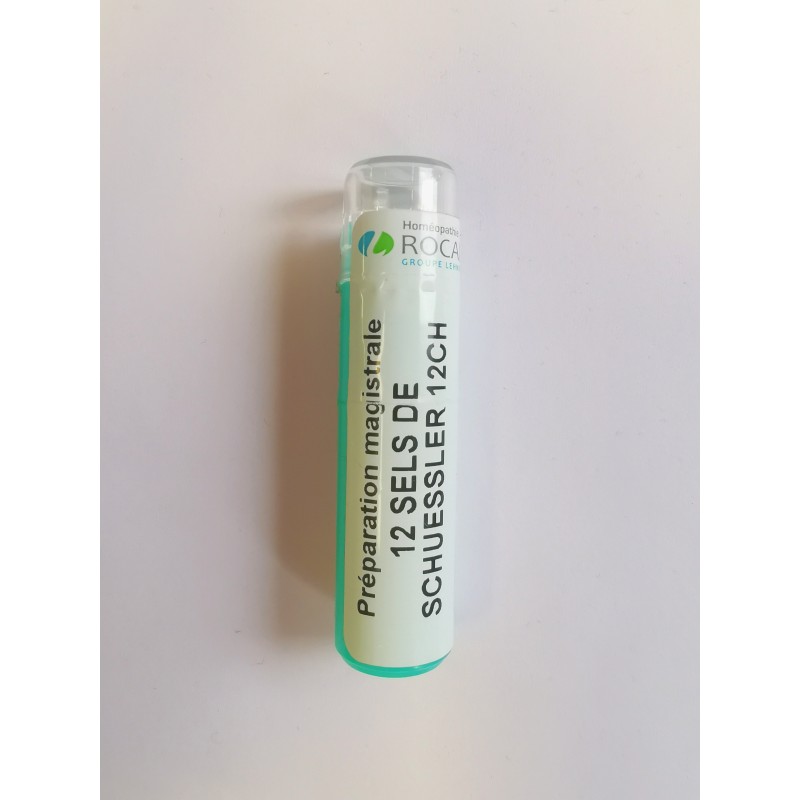 12 SELS DE SCHUESSLER 12CH Tubes granules