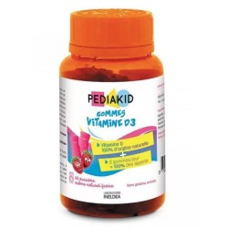 Gommes Vitamine D3 - Pediakid - Ineldea - 60 Gommes