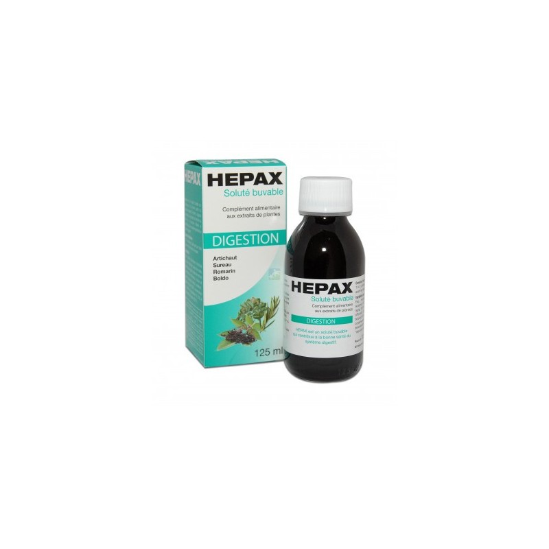 Dietary supplement - Digestion - Drinkable Solution - Hepax - 125ml