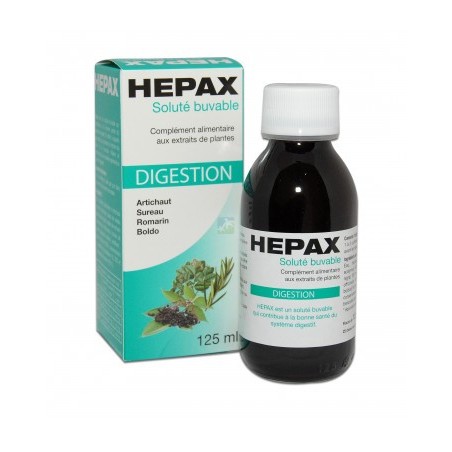 Dietary supplement - Digestion - Drinkable Solution - Hepax - 125ml