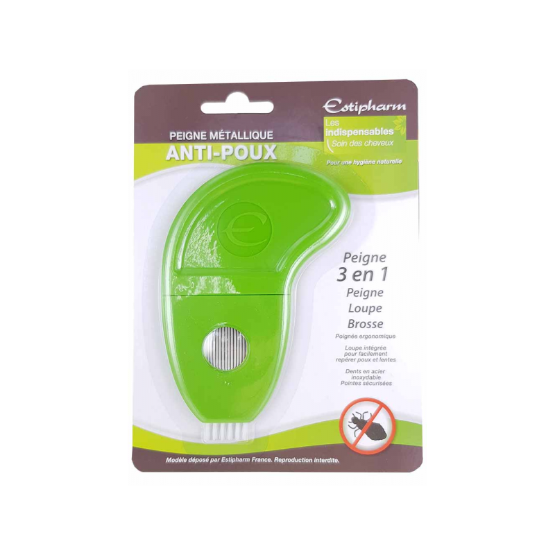 Metal Comb Anti-Lice - 3 in 1 - Estipharm