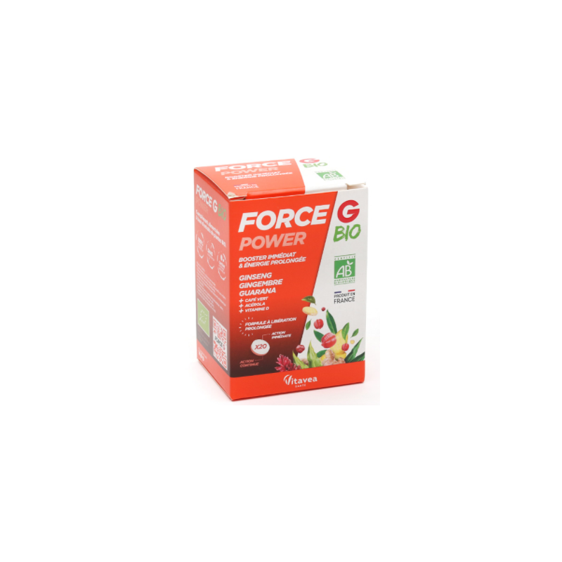 Force G Bio - Booster Immédiat - 20 comprimés
