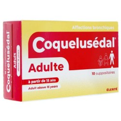  Coquelusédal Adult Suppositories – Pack of 10 Coquelusédal