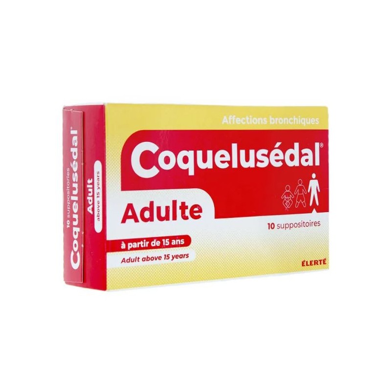  Coquelusédal Adult Suppositories – Pack of 10 Coquelusédal