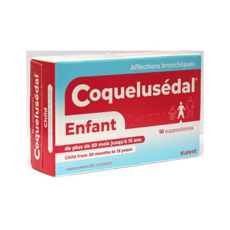 Coquelusédal Enfant, 10 Suppositoires