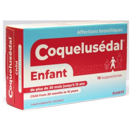Coquelusédal Enfant, 10 Suppositoires