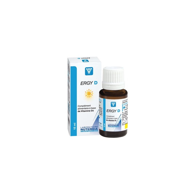 ErgyD solution buvable - Nutergia - 15ml Nutergia