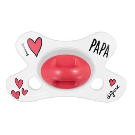 Sucette Natural - I Love Papa - Difrax - 0 - 6 Mois