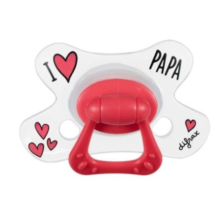 Sucette Natural - I Love Papa - Difrax - + 6Mois