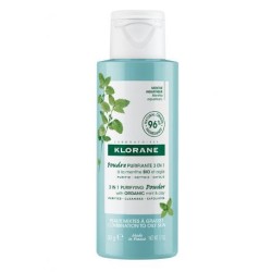 Poudre Purifiante 3 en 1 à la Menthe Aquatique - Klorane - 50g