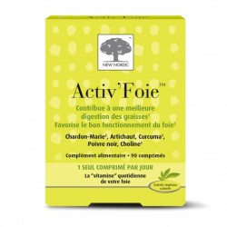 Activ’Foie Digestion of Fats and Liver Support, Box of 90 tablets