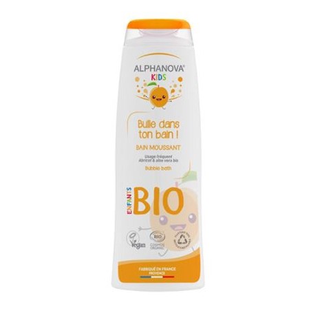 Alphanova Kids - Organic Foaming Bath - Peach - 250 ml