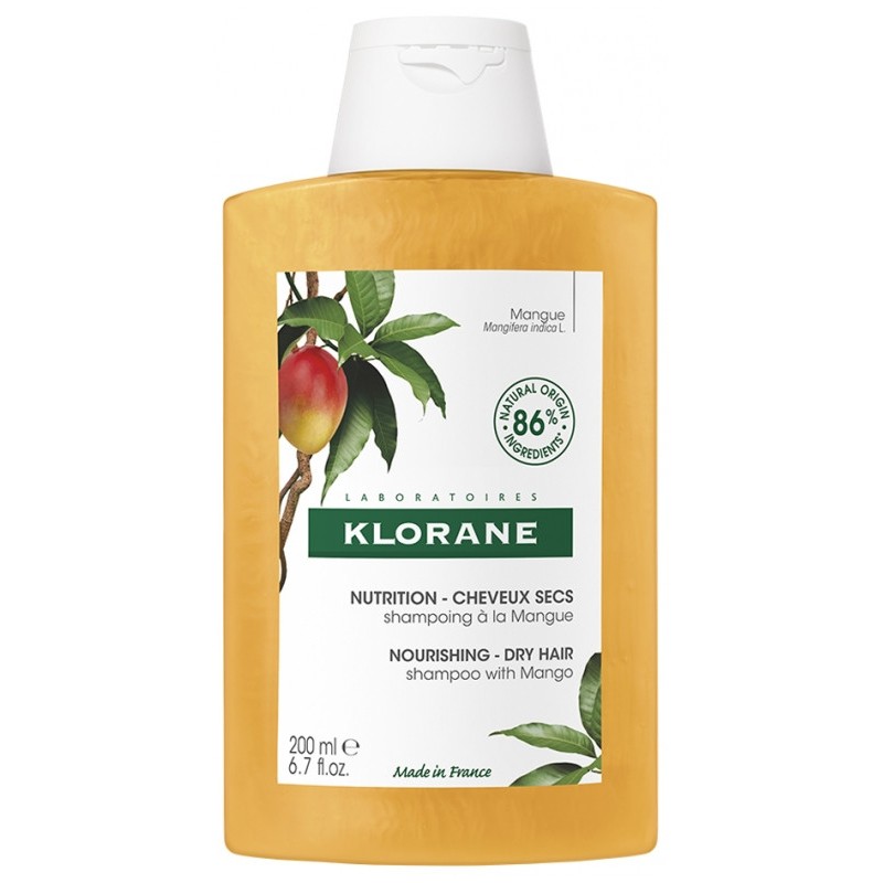 Mango Butter Shampoo - Dry Hair - Klorane - 200 ml Klorane
