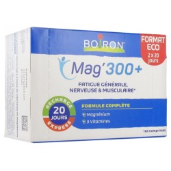 Mag'300+ - Fatigue Et Stress -  Boiron Bioptimum - 160 Comprimes