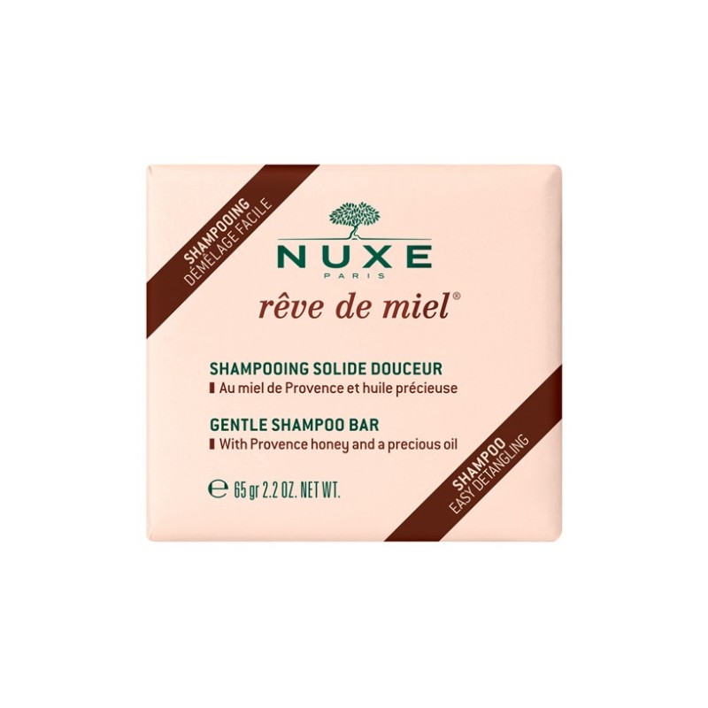 Gentle Solid Shampoo - Honey Dream - Nuxe - 65g