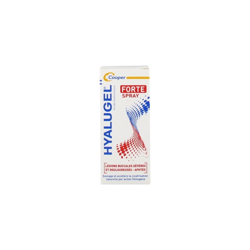 Hyalugel Buccal Spray Forte - Hyaluronic Acid - Cooper - 20 ml