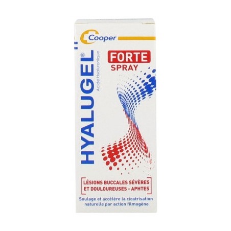 Hyalugel Buccal Spray Forte - Hyaluronic Acid - Cooper - 20 ml