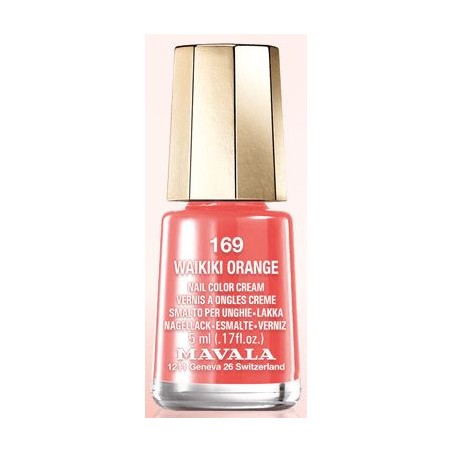 Nail polish - Waikiki Orange - n ° 169 - Mavala - 5 ml