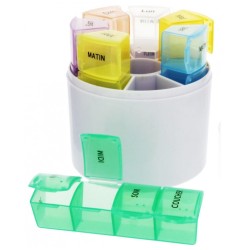 Cylindrical weekly pillbox - Estipharm