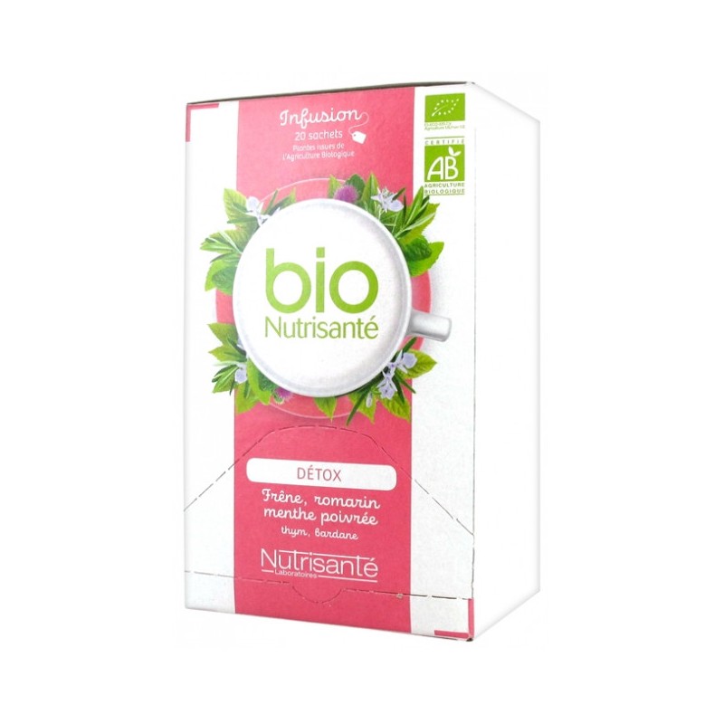  Nutrisanté detox organic infusion, 20 sachets Nutrisanté