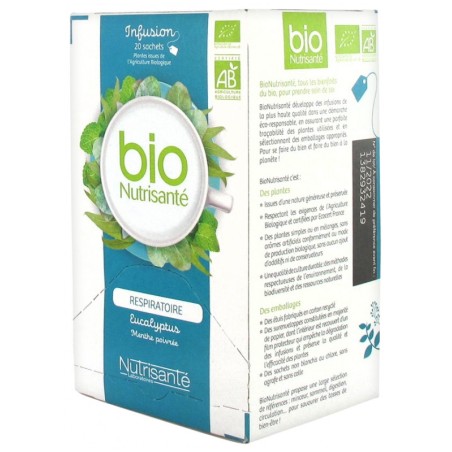 Infusion Bio Respiratoire - Nutrisanté, 20 Sachets