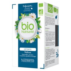Infusion Bio Détente Nutrisanté, 20 Sachets