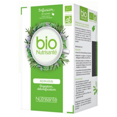  Infusion Bio Romarin - Nutrisante - 20 Sachets - Nutrisanté